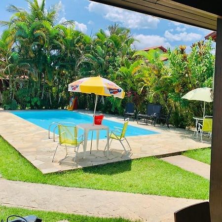 Casa De Praia Estilosa Com Piscina No Condominio-Litoral Norte Bertioga Ngoại thất bức ảnh