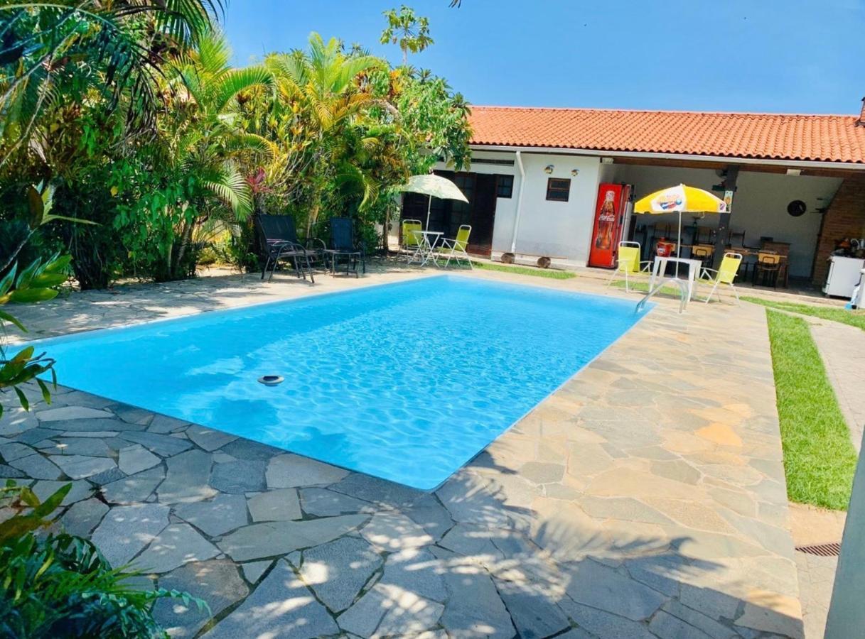 Casa De Praia Estilosa Com Piscina No Condominio-Litoral Norte Bertioga Ngoại thất bức ảnh