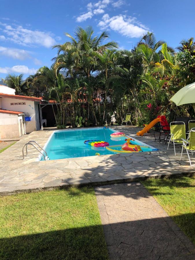 Casa De Praia Estilosa Com Piscina No Condominio-Litoral Norte Bertioga Ngoại thất bức ảnh