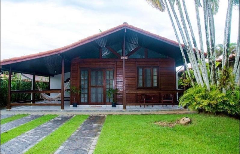 Casa De Praia Estilosa Com Piscina No Condominio-Litoral Norte Bertioga Ngoại thất bức ảnh